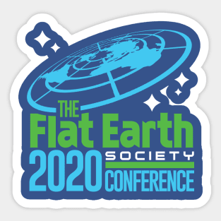 Flat Earth Society 2020 Conference Sticker